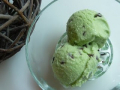 dessert : glace menthe fraîche chocolat au thermomix