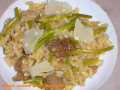 risotto au morilles et asperges sauvages