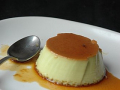 crème caramel à la pistache