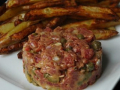 tartare de boeuf au couteau 