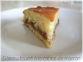 gâteau au yaourt fourré à la crème de marron