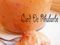 curd de rhubarbe 