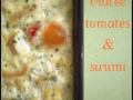 crème brûlée tomates et surimi
