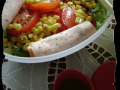 salade de légumes, vinaigrette au balsamique