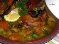 tajine poulet carottes olives