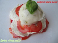 carpaccio de tomates sorbet citron basilic