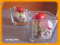 verrine crabe avocat