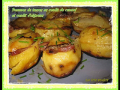 pommes de terre farcies au confit de canard et confit d’oignons