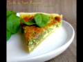 quiche au saint marcellin & pousses d’epinards