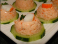 apéritif : canapes au surimi