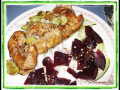 foie de lotte au vinaigre balsamique et raisins blancs