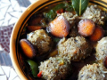 tajine de boulettes de sardines aux carottes violettes