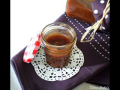 fruit : confiture prunes, mirabelles et rhubarbe