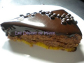 gâteau : gâteau royal praliné, mousse au nutella