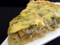 quiche aux herbes et aux oignons