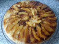 gâteau renversé coco poires 