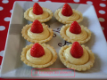 tartelettes rouges et blanches