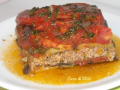 moussaka d’aubergines avec de la viande