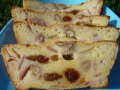 cake sucré salé aux noix & raisins secs