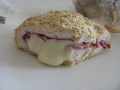 escalope de poulet façon cordon bleu à la viande des grisons