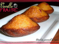 madeleines vanillées aux pépites de fraises