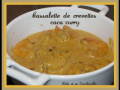 coquillage et crustacés : cassolettes de crevettes au coco et au curry