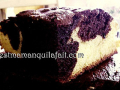 gâteau : marbre au chocolat noir et blanc