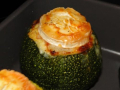 salade : Courgettes rondes farcies au chèvre