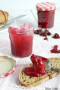 viande : gelée de cassis & cranberries infusée au thé à la mirabelle...