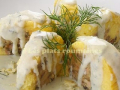 roulade de pommes de terre à la sauce gorgonzola