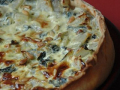 tarte aux blettes, roquefort, raisins blonds