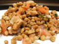 salade de lentilles au poulet