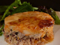 parmentier potiron-canard confit et foie gras