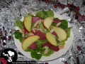 salade de saison et sa vinaigrette au sirop de liège