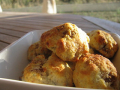 cookies salés aux figues, parmesan et basilic