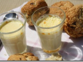 dessert : scones aux raisins et panna cotta au safran