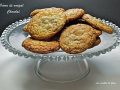 dessert : cookies à la crème de nougat blanc