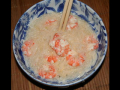 nage de gambas au lait de coco