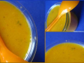 velouté de carottes, de patates douces et de lait coco