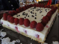 entremet pistache et framboise