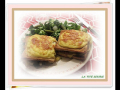 plat : croque monsieur tartiflette et béchamel safranée