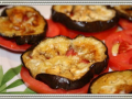 couvre-chefs d’aubergines grillées