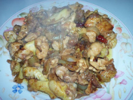 Recette wok de poulet très épicé 