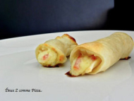 Recette canolli jambon fromage