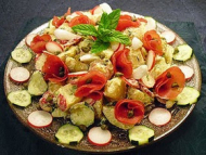 Recette salade parmentière à la bresaola