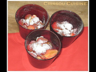 Recette verrines de fraises au mascarpone, meringue et caramel au beurre salé