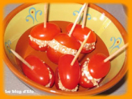 Recette tomates cerises fromagère sésame