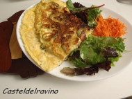 Recette omelette aux courgettes