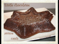 Recette etoile chocolatée arôme cassis