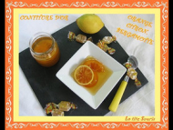 Recette confiture orange, citron, bergamote